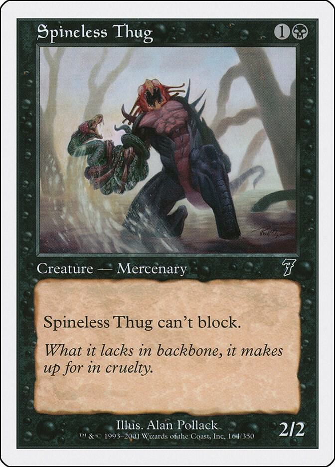 Spineless Thug 164 card