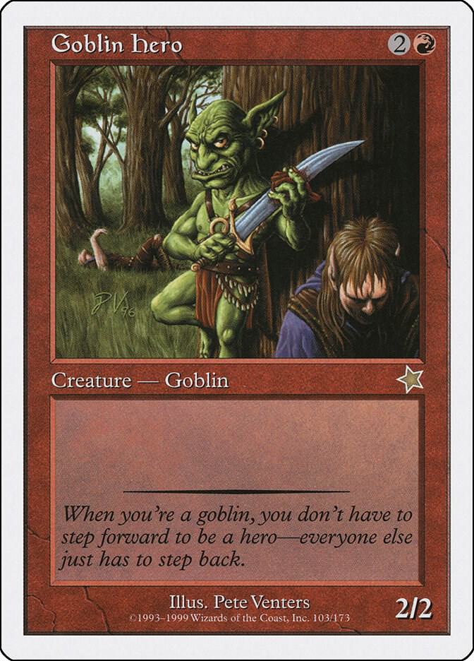 Goblin Hero - Starter 1999 - Magic: The Gathering - TCGplayer.com