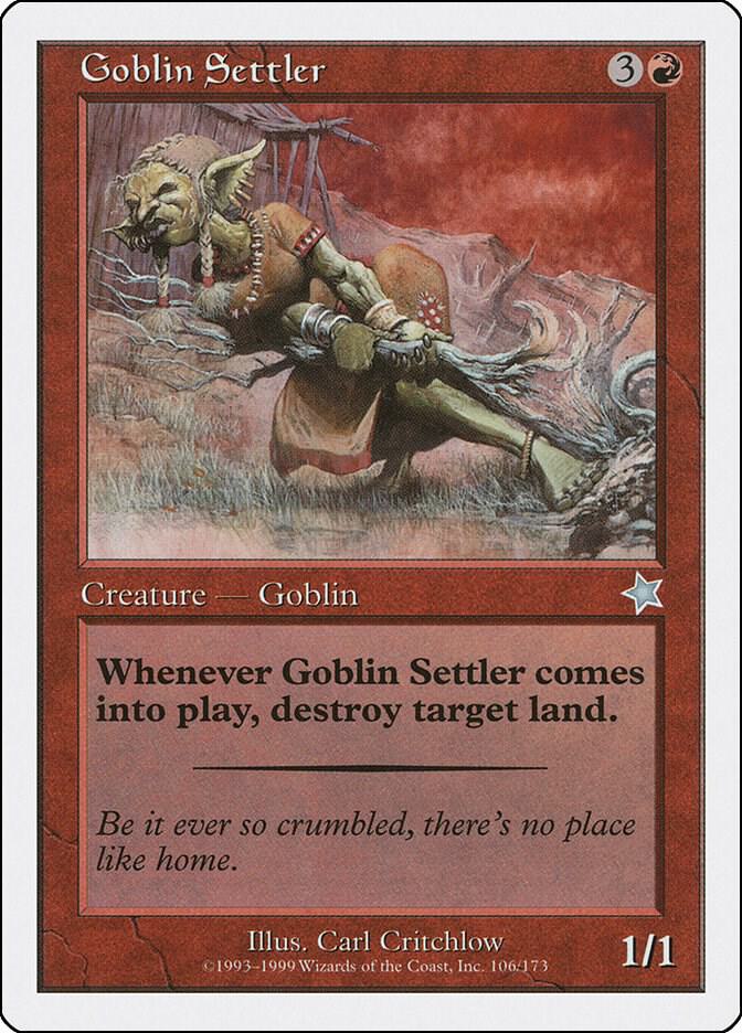 Goblin Settler - Starter 1999 - Magic: The Gathering