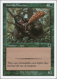 Gorilla Warrior - Starter 1999 - Magic: The Gathering card