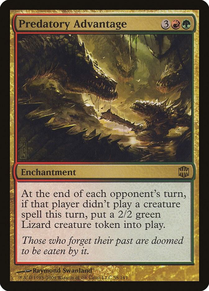 REBORNカード　アラウディ Predatory Advantage - Alara Reborn - Magic: The Gathering