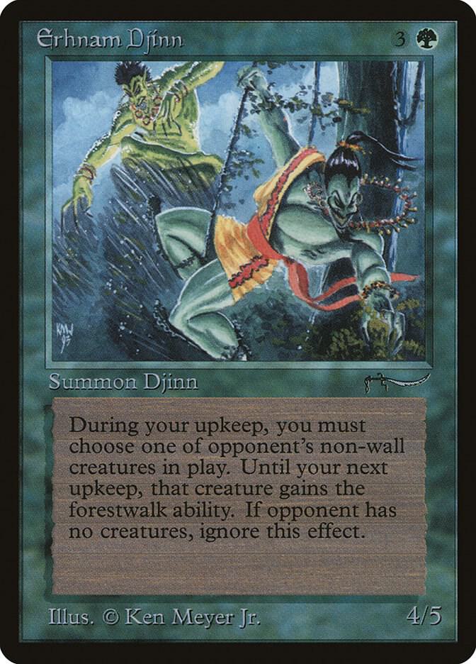 Erhnam Djinn - Arabian Nights - Magic: The Gathering