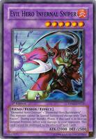 Evil Hero Infernal Sniper - Duelist Pack 6: Jaden Yuki 3 - YuGiOh