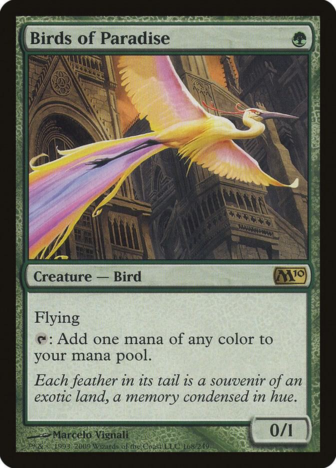 Birds of Paradise - Magic 2010 (M10) - Magic: The Gathering