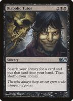 魔性の教示者 mtg スリーブ diabolic tutor Diabolic Tutor - Magic 2010 (M10) - Magic: The Gathering