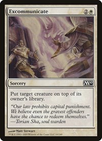Excommunicate - Magic 2010 (M10) - Magic: The Gathering card