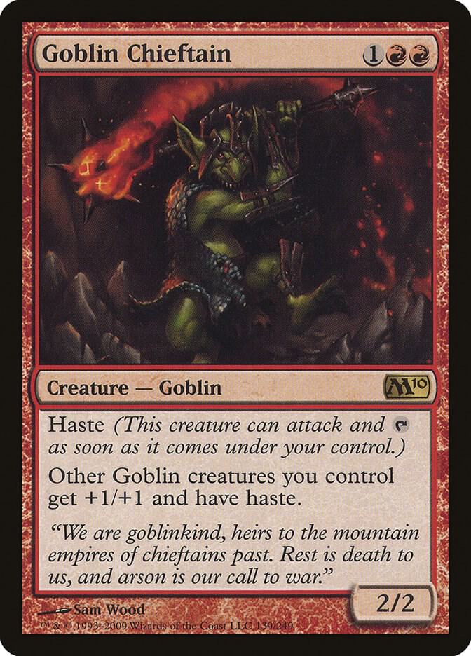 Goblin Chieftain - Magic 2010 (M10) - Magic: The Gathering - TCGplayer.com Goblin Chieftain - Magic 2010 (M10) - Magic: The Gathering - TCGplayer.com