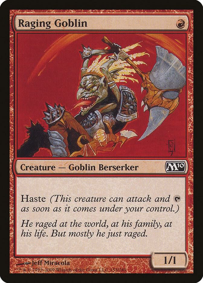 Raging Goblin - Magic 2010 (M10) - Magic: The Gathering