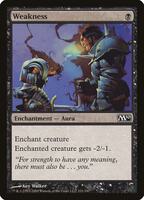 mtg weakness card Dragons Playmat TCG Deskmat For Games  The Clover Artist All cards will be carefully packed for safe transit Weakness - Magic 2010 (M10)