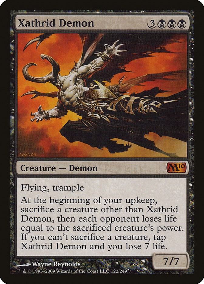 Xathrid Demon - Magic 2010 (M10) - Magic: The Gathering
