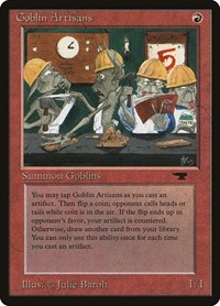 Goblin Artisans - Antiquities - Magic: The Gathering card