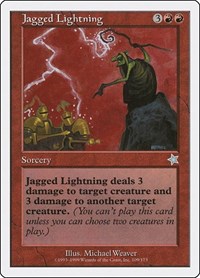 Jagged Lightning - Starter 1999 - Magic: The Gathering card