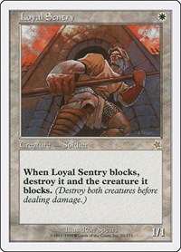 Loyal Sentry - Starter 1999 - Magic: The Gathering card