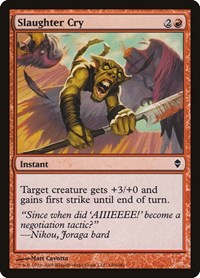 Slaughter Cry (Zendikar)