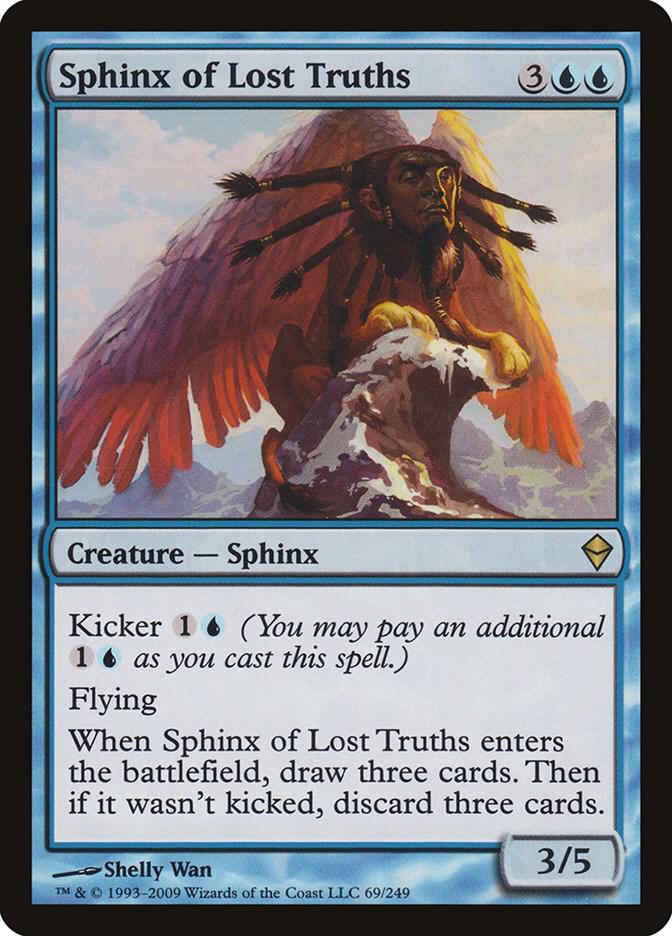 Sphinx of Lost Truths - Zendikar - Magic: The Gathering