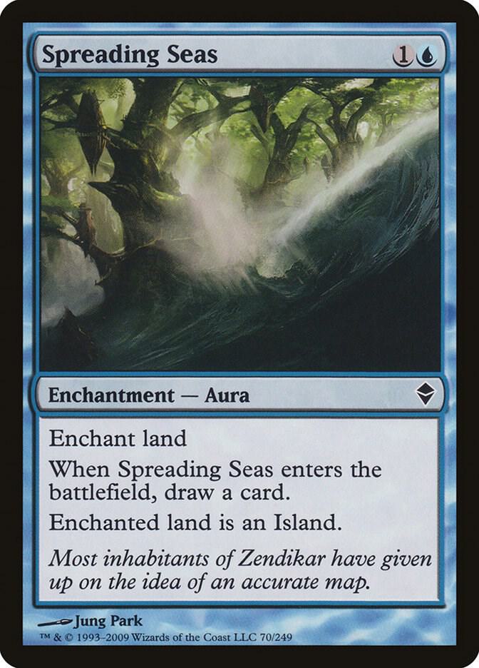 Spreading Seas - Zendikar - Magic: The Gathering - TCGplayer.com