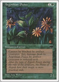Argothian Pixies - Chronicles - Magic: The Gathering card