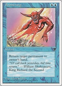 Boomerang - Chronicles - Magic: The Gathering card