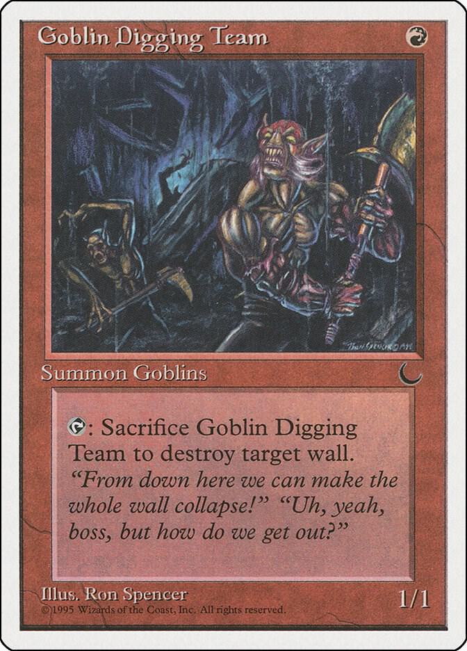Goblin Digging Team - Chronicles - Magic: The Gathering