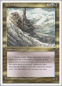 Nebuchadnezzar - Chronicles - Magic: The Gathering card