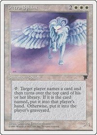 Petra Sphinx - Chronicles - Magic: The Gathering card