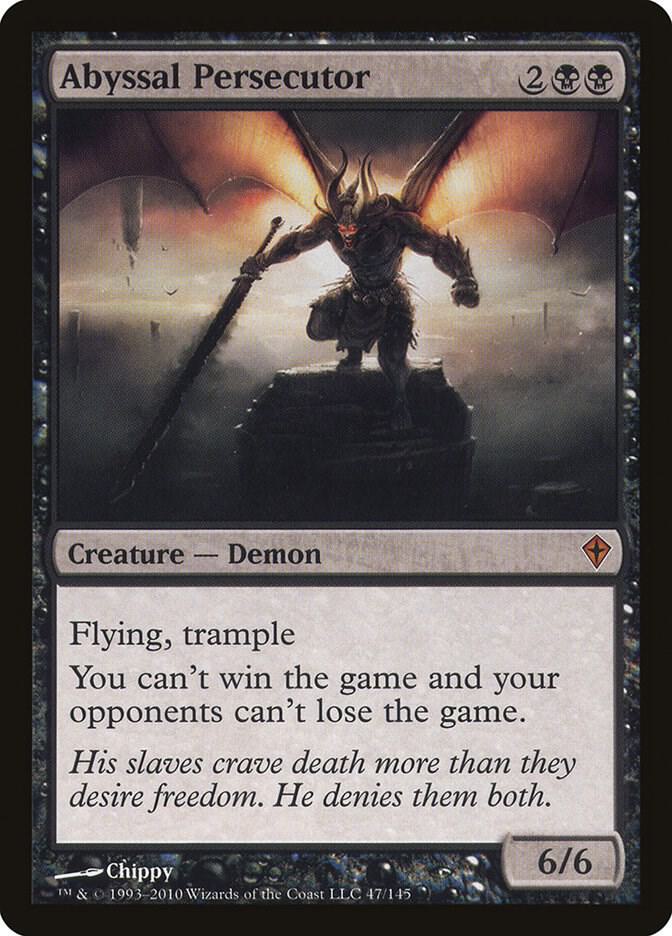 マジック:ザ・ギャザリング Abyssal Persecutor foil MTG Abyssal Persecutor - Worldwake - Magic: The Gathering