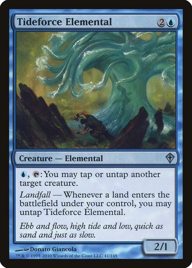 Tideforce Elemental - Worldwake - Magic: The Gathering - TCGplayer.com