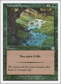 Natural Spring - Starter 1999 - Magic: The Gathering card