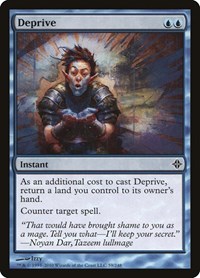 Deprive - Rise of the Eldrazi - Magic: The Gathering card