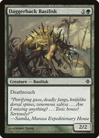 Daggerback Basilisk - Rise of the Eldrazi - Magic: The Gathering card