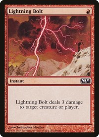 Lightning Bolt - Magic 2011 (M11) - Magic: The Gathering card