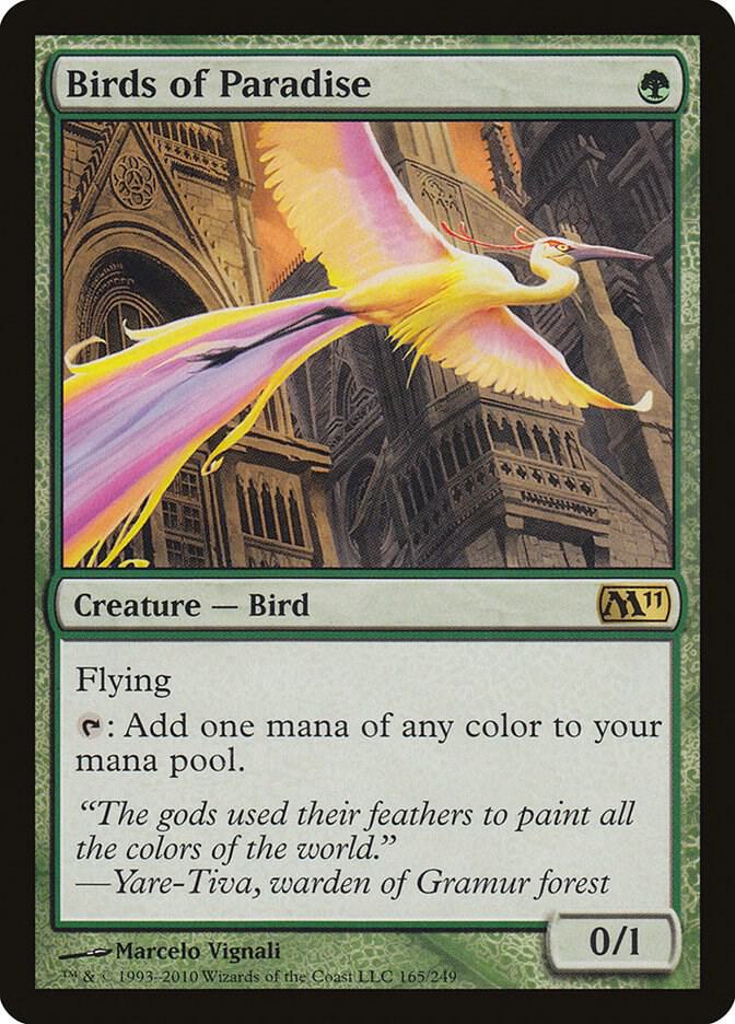 Birds of Paradise - Magic 2011 (M11) - Magic: The Gathering