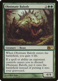 Obstinate Baloth (Magic 2011 (M11))