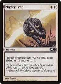 Mighty Leap - Magic 2011 (M11) - Magic: The Gathering card