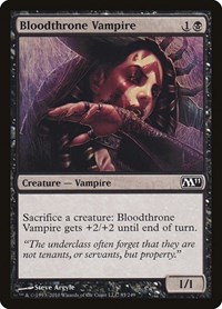 Bloodthrone Vampire (Magic 2011 (M11))