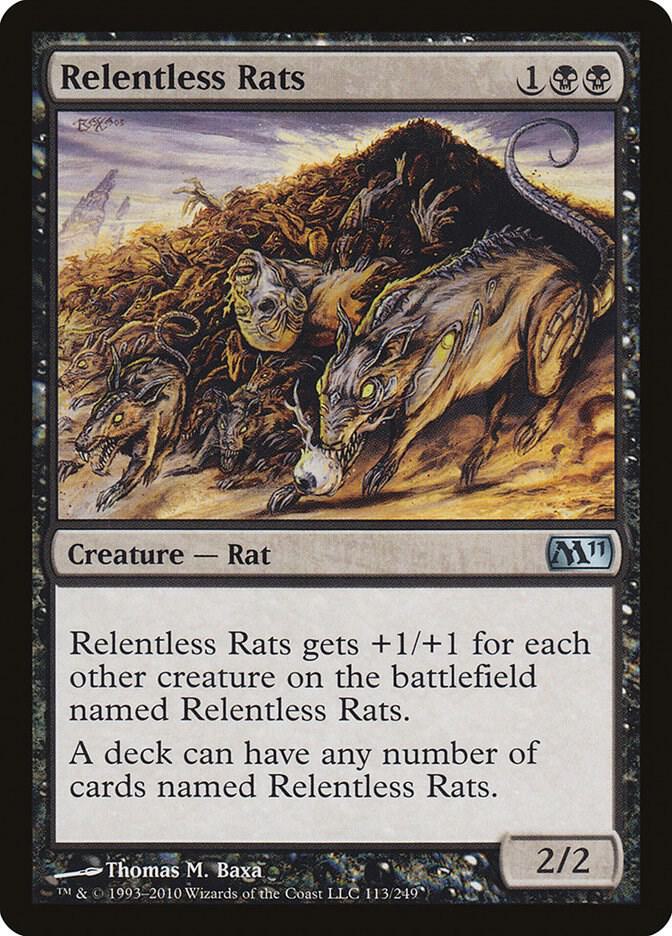 Relentless Rats - Magic 2011 (M11) - Magic: The Gathering