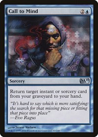 Call to Mind - Magic 2011 (M11) - Magic: The Gathering card