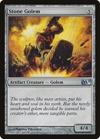 Stone Golem - Magic 2011 (M11) - Magic: The Gathering card
