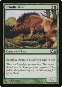 Brindle Boar - Magic 2011 (M11) - Magic: The Gathering card