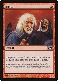 Incite - Magic 2011 (M11) - Magic: The Gathering card