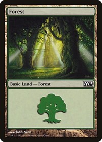 Forest (247) - Magic 2011 (M11) - Magic: The Gathering card