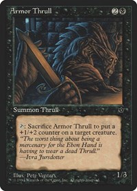 Armor Thrull (Venters) - Fallen Empires - Magic: The Gathering card