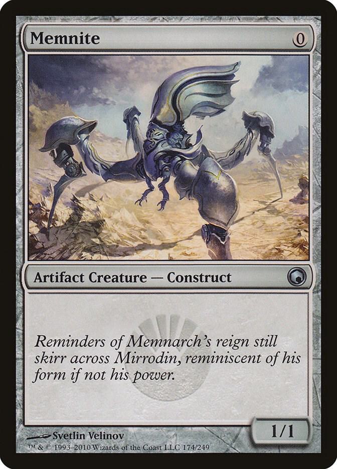 メムナイト/Memnite foil Memnite - Scars of Mirrodin - Magic: The Gathering