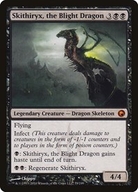 Skithiryx, the Blight Dragon - Scars of Mirrodin - Magic: The Gathering