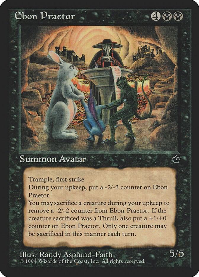 Ebon Praetor - Fallen Empires - Magic: The Gathering - TCGplayer.com