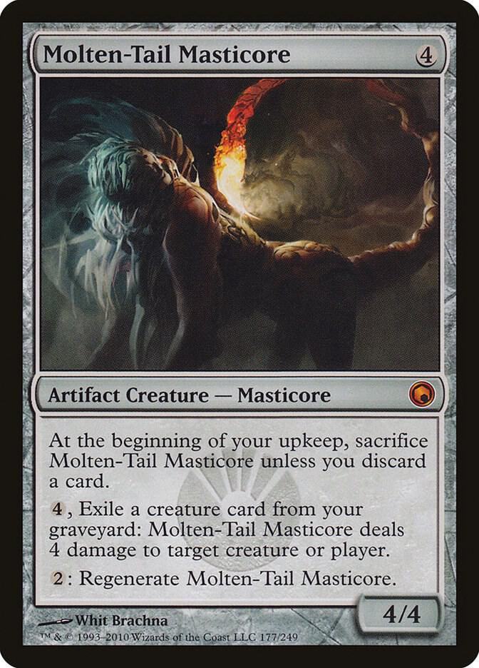 Molten-Tail Masticore - Scars of Mirrodin - Magic: The Gathering