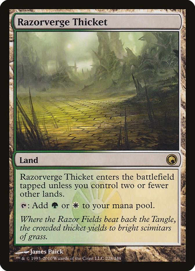 MTG 剃刀境の茂み/Razorverge Thicket 4枚 剃刀境の茂み (Razorverge Thicket) · Phyrexia: All Will Be