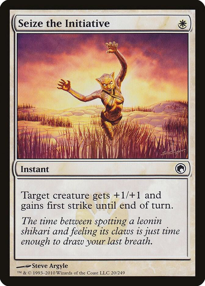 mtg initiative cards Amazon.com: Magic: the Gathering - Seize The Initiative - Scars of Mirrodin main image 1