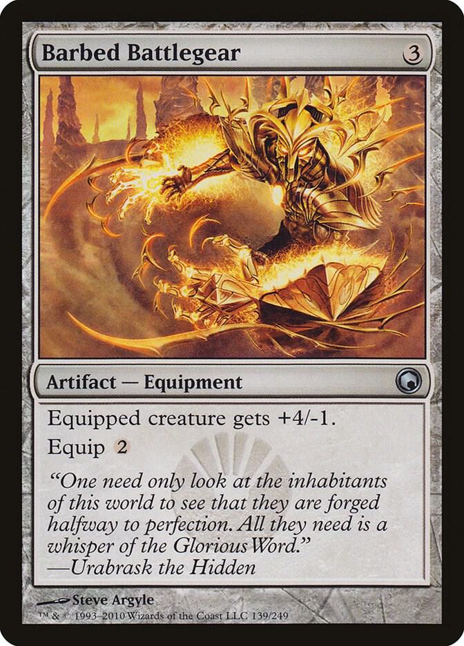 Barbed Battlegear - Scars of Mirrodin - Magic: The Gathering - TCGplayer.com