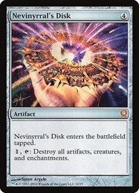 Nevinyrral's Disk - From the Vault: Relics - Magic: The Gathering card